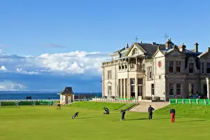 Fife Prints: Golf course and club house, The Royal and Ancient Golf Club of St