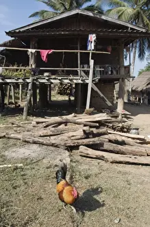Gom Dturn, a Lao Luong village in the Golden Triangle area of Laos, Indochina