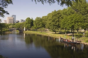 Gondolas Prints: Gondola on Storrow Lagoon