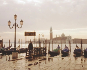 Haze Prints: Gondolas and San Giorgio Maggiore