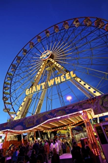 Ferris Wheel Prints: Goose Fair, Nottingham, Nottinghamshire, England, United Kingdom, Europe