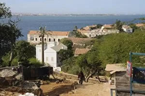 Images Dated 10th January 2009: Goree Island famous for its role in slavery, view over to Dakar, Senegal