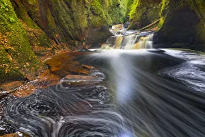 Gorge at The Devils Pulpit, Finnich Glen, Stirlingshire, Scotland, United Kingdom