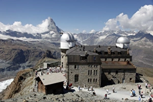 Swiss Alps Prints: Gornergrat and the Matterhorn, Zermatt, Valais, Swiss Alps, Switzerland, Europe