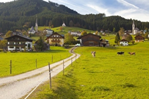 Salzkammergut Prints: Gosau, Salzkammergut, Austria, Europe