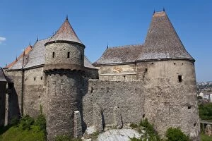 Gothic Carvin Castle, Hunedoara, Romania, Europe