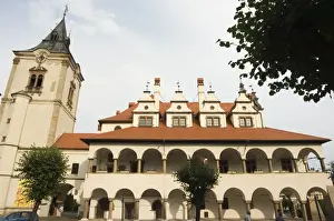 Slovak Republic Prints: Gothic style town hall housing the Spis (Spisske) Museum