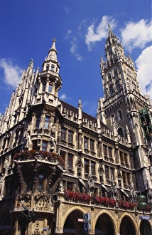 Bavaria Prints: Gothic Town Hall, Munich, Bavaria, Germany