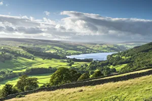York Prints: Gouthwaite Reservoir in Upper Nidderdale, The Yorkshire Dales National Park, Yorkshire