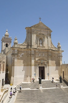 Images Dated 9th June 2008: The Gozo Cathedral inside the Citadel, Victoria (Rabat), Gozo, Malta, Europe