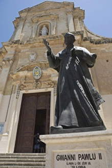 Images Dated 9th June 2008: The Gozo Cathedral inside the Citadel, Victoria (Rabat), Gozo, Malta, Europe