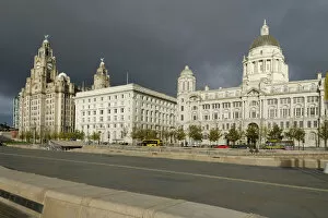 Domed Gallery: The Three Graces Buildings, (The Royal Liver Building, The Cunard Building)
