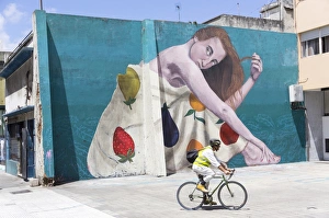 Graffiti Prints: Graffiti, Montevideo, Uruguay, South America