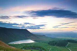 Glamorgan Prints: Graig y Llyn, Rhigos, Llyn Fawr, Rhondda, Glamorgan, Wales, United Kingdom, Europe