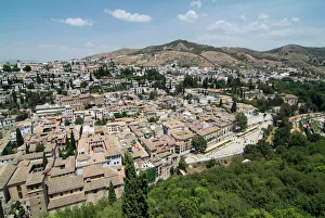 Aerials Prints: Granada, Andalusia, Spain, Europe
