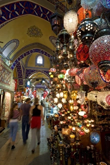 Hanging Prints: Grand Bazaar (Kapali Carsi), Istanbul, Turkey, Europe