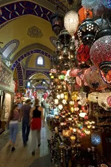 Images Dated 23rd April 2008: Grand Bazaar (Kapali Carsi), Istanbul, Turkey, Europe