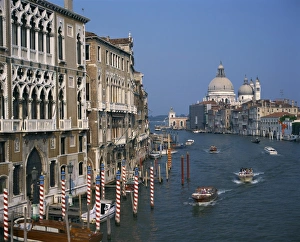 The Grand Canal from Accademia Bridge towards San Marco