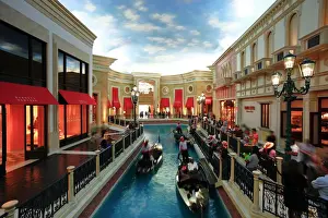 Vacations Prints: he Grand Canal Gondola Ride at the Venetian Resort Hotel Casino