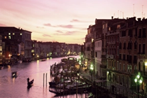 Town House Prints: The Grand Canal at sunset