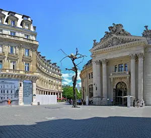 Sculptures Prints: Grand entrance to the Fondation Pinault in the Bourse de Commerce