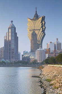 Casino Prints: Grand Lisboa Hotel and Casino, Macau, China, Asia