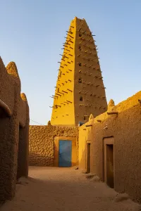 Niger Prints: Grand Mosque of Agadez, UNESCO World Heritage Site, Agadez, Niger, Africa