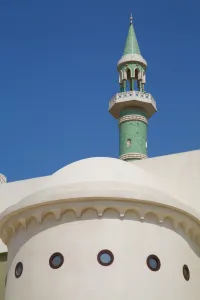 Qatar Prints: Grand Mosque Minaret, Doha, Qatar, Middle East