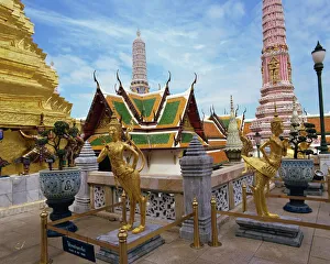 Palaces Prints: Grand Palace, Bangkok, Thailand, Southeast Asia, Asia