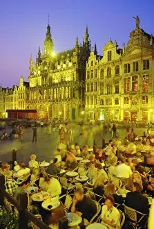 Night Life Collection: Grand Place, Brussels, Belgium