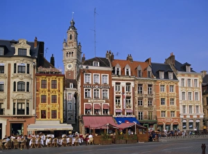 Dine Prints: Grand Place, Lille, Nord Pas de Calais, France, Europe