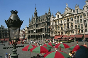 Grand Place Prints: Grand Place, UNESCO World Heritage Site, Brussels, Belgium, Europe