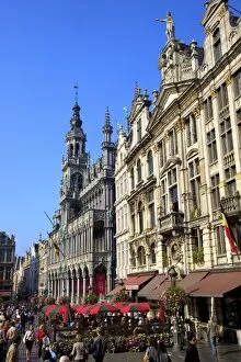 Images Dated 27th September 2009: Grand Place, UNESCO World Heritage Site, Brussels, Belgium, Europe