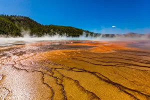 Geothermal Gallery: Grand Prismatic Spring in Yellowstone National Park