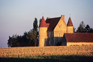 Classic Prints: Grand-Saint-Quentin manor house at Berd'huis around Noce