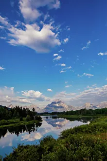 Grand Teton Prints: Grand Teton National Park waters, Wyoming, United States of America, North America