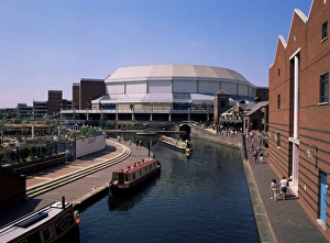 West Midlands Prints: Grand Union Canal, indoor arena and conference centre, Birmingham, West Midlands