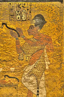 Mural Painting Prints: Grand Visier Aye, Tomb of Tutankhamun, KV62, Valley of the Kings