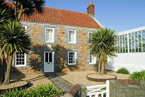Local Architecture Prints: Granite cottage, Island of Guernsey