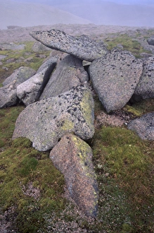Grampian Prints: Granite rocks on Cairngorm summit