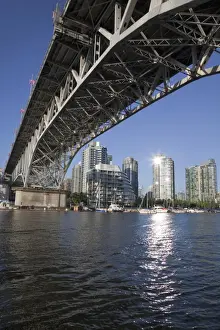 Inlet Prints: Granville Bridge spanning False Creek at Granville Island, Vancouver, British Columbia