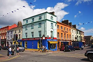 Street Scenes Prints: Grattan Square, Dungarvan Town, County Waterford, Munster, Republic of Ireland, Europe