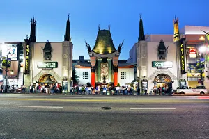 Theatre Prints: Graumans Chinese Theatre, Hollywood Boulevard