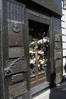 Grave of Eva Peron (Evita), Cementerio de la Recoleta, Cemetery in Recoleta