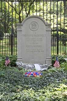 President Prints: Grave of President Theodore Roosevelt, Oyster Bay, Long Island, New York
