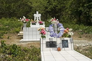 Punta Islita Prints: Graves near beach at Punta Islita, Nicoya Pennisula, Pacific Coast, Costa Rica