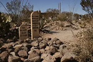 Tomb Stone Prints: Graveyard, Tombstone, Arizona, United States of America, North America