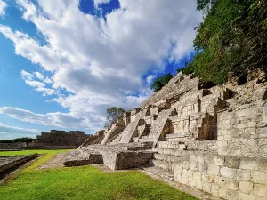 Maya Prints: Great Acropolis, Edzna Archaeological Site, Campeche State, Mexico