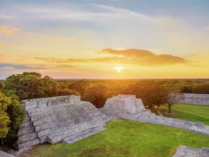 Hues Prints: Great Acropolis at sunset, elevated view