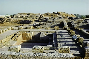 Indus Prints: Great Bath of the Citadel from south